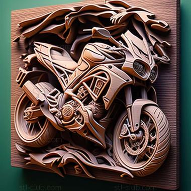 3D модель Ducati Hypermotard 939 (STL)